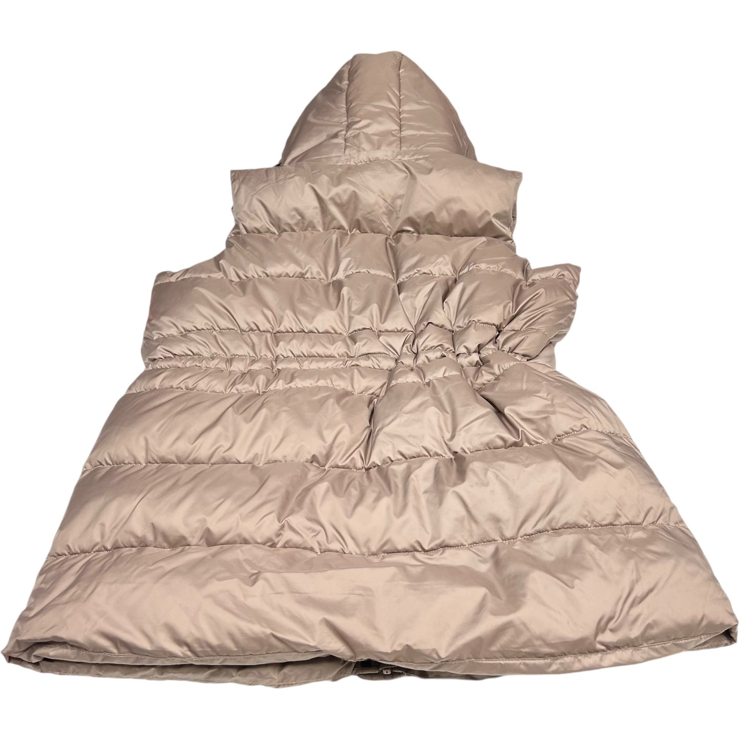 Vest Puffer & Quilted By Weatherproof In Taupe, Size: Xxl