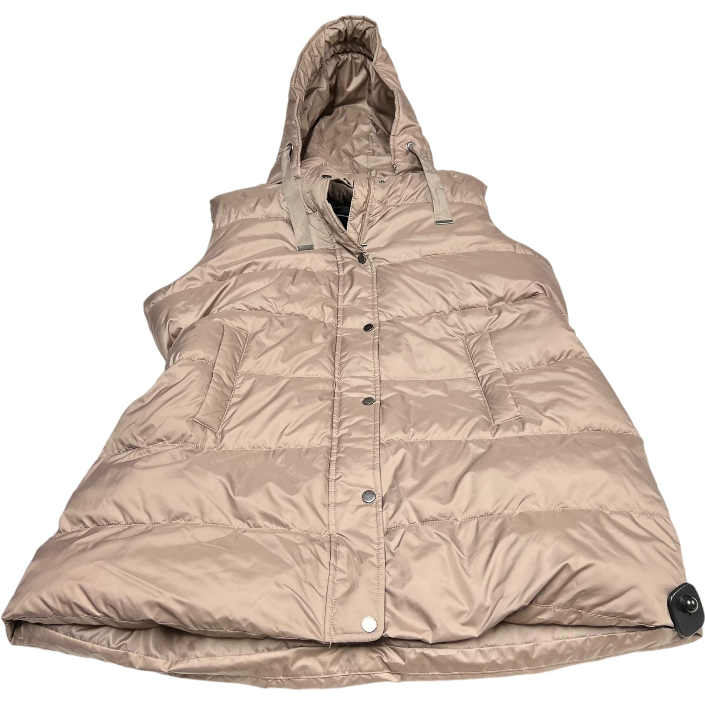 Vest Puffer & Quilted By Weatherproof In Taupe, Size: Xxl