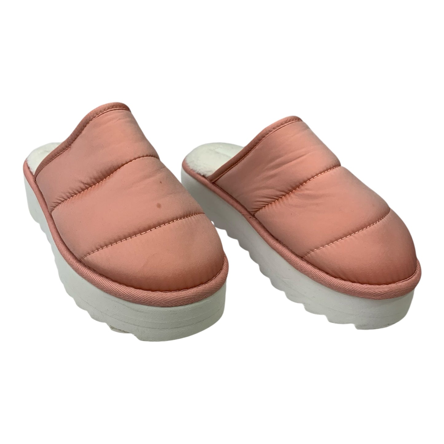 Shoes Heels Platform By Maeve In Pink, Size: 7