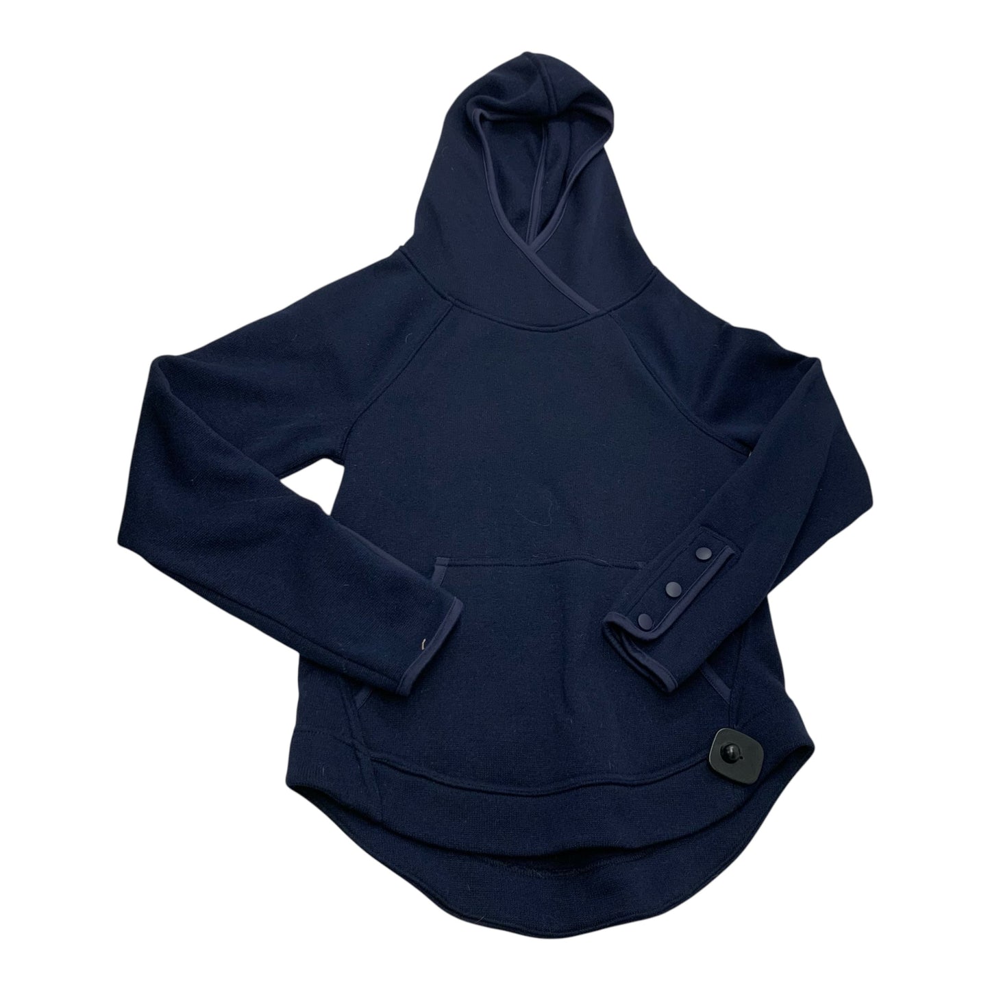 Athletic Sweatshirt Hoodie By Champion In Navy, Size: Xs