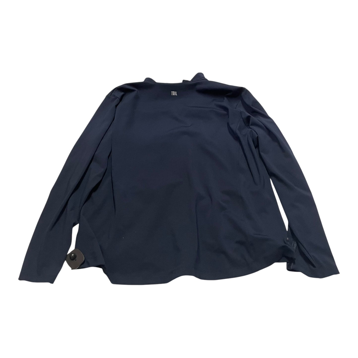 Athletic Jacket By Tall In Navy, Size: Xxl