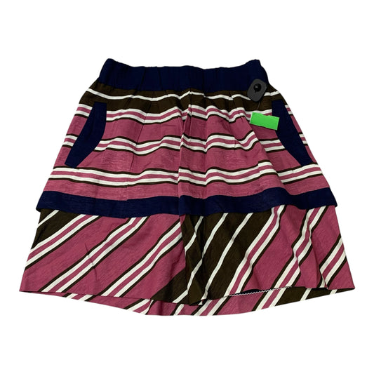 Skirt Mini & Short By Maeve In Blue & Pink, Size: M