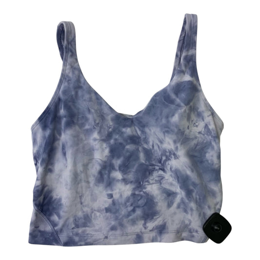 Athletic Tank Top By Lululemon In Tie Dye Print, Size: S