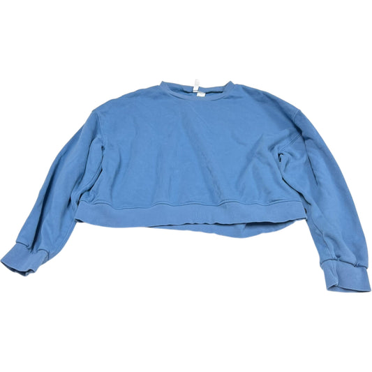 Sweatshirt Crewneck By Divided In Blue, Size: M