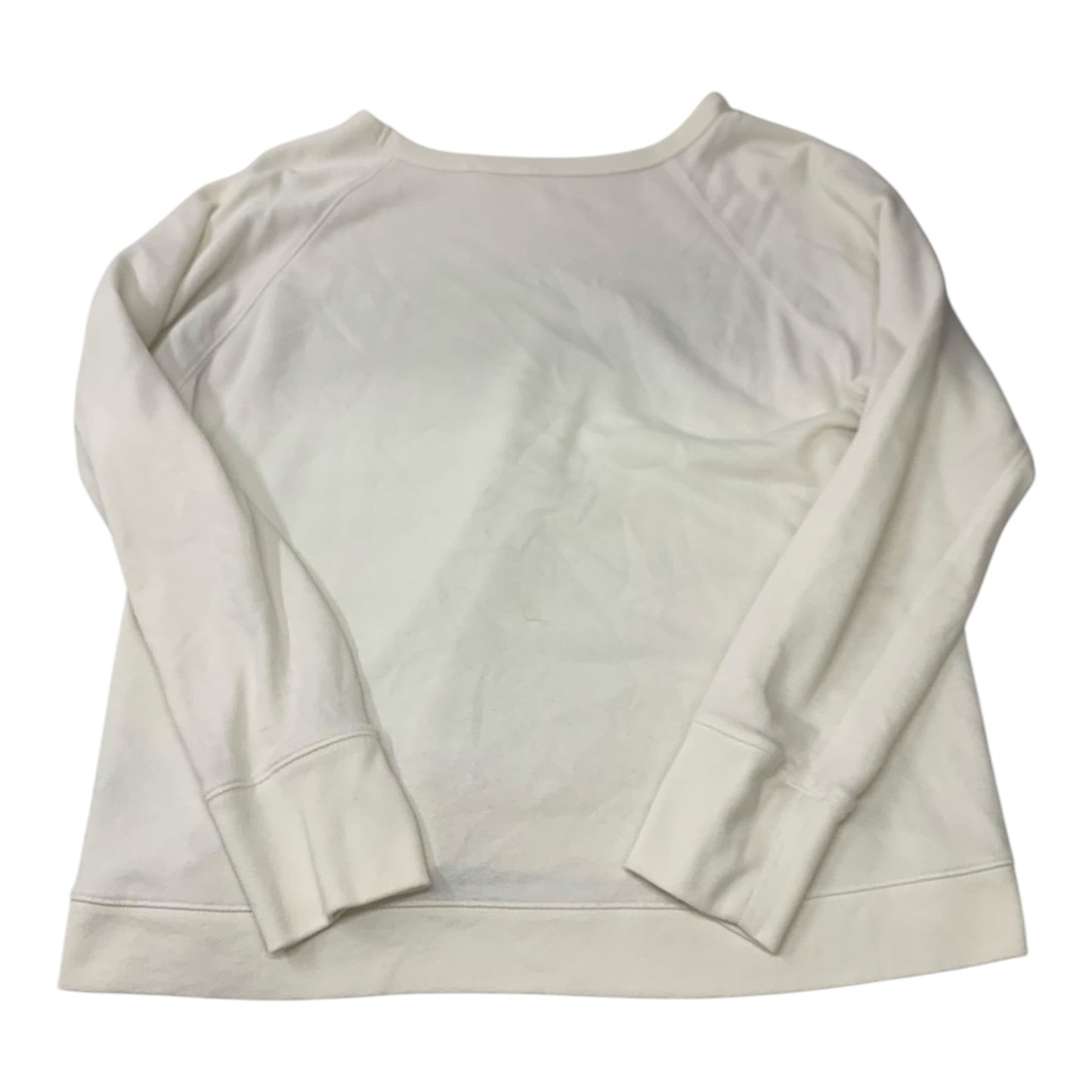 Top Long Sleeve By Gap In Cream & Grey, Size: L