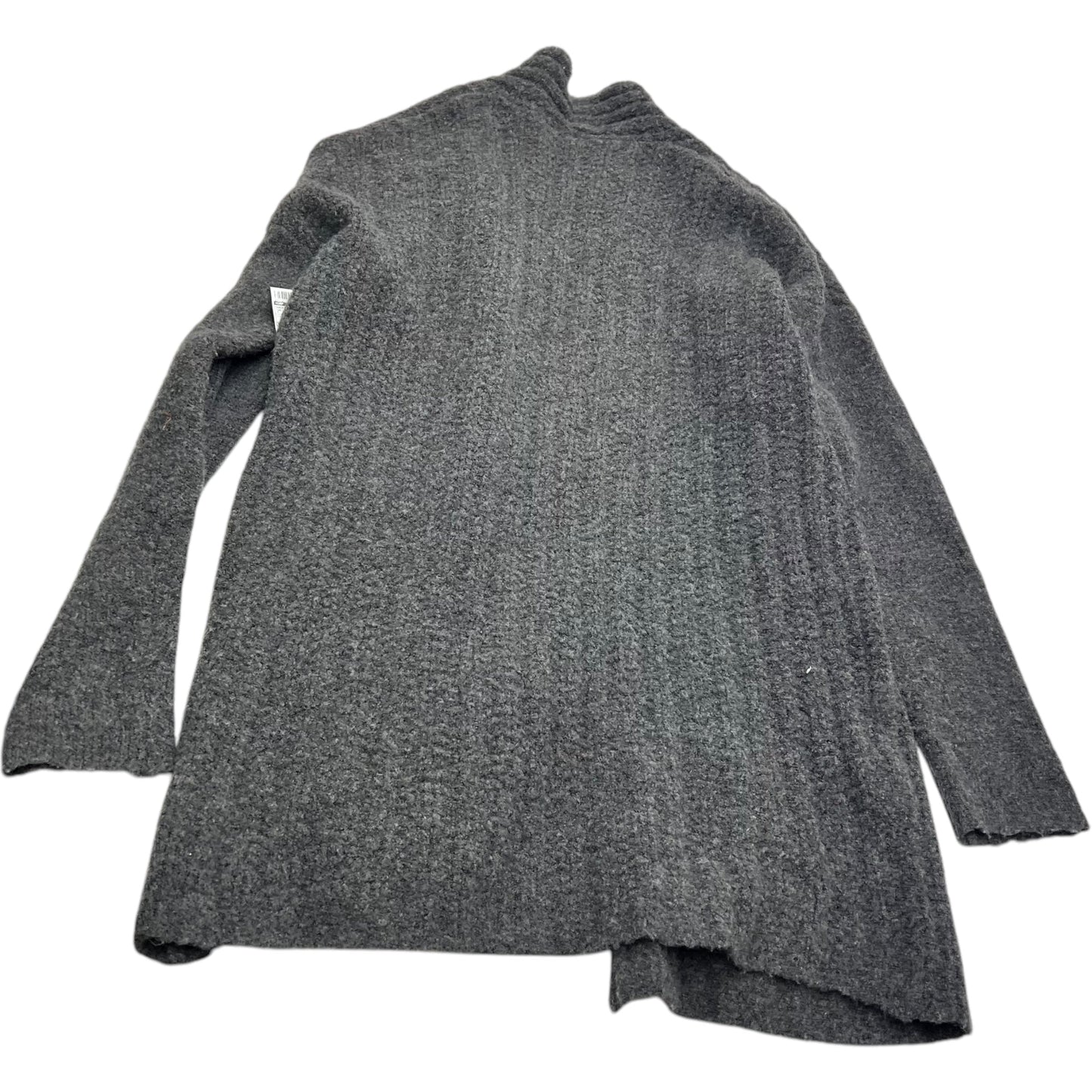 Sweater Cardigan By Gap In Grey, Size: M