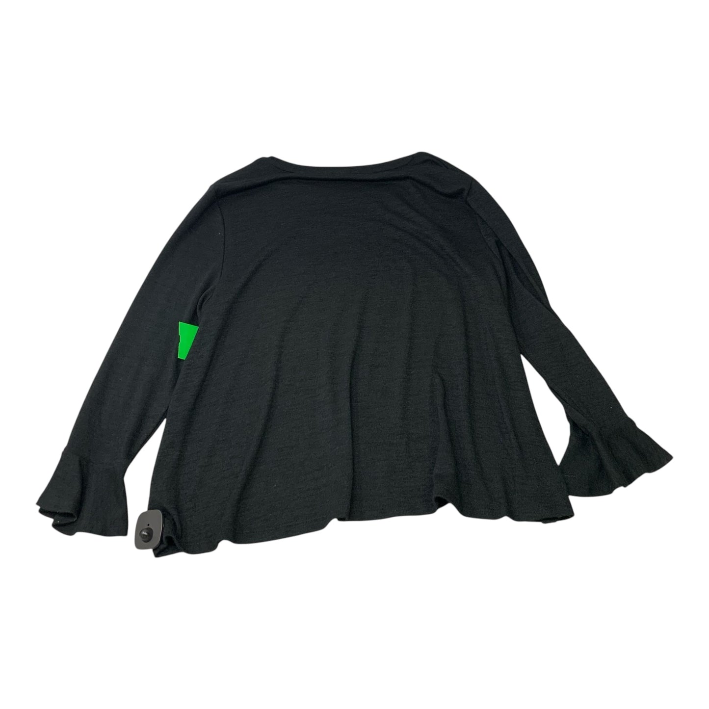 Top Long Sleeve Basic By Gap In Black, Size: Xl