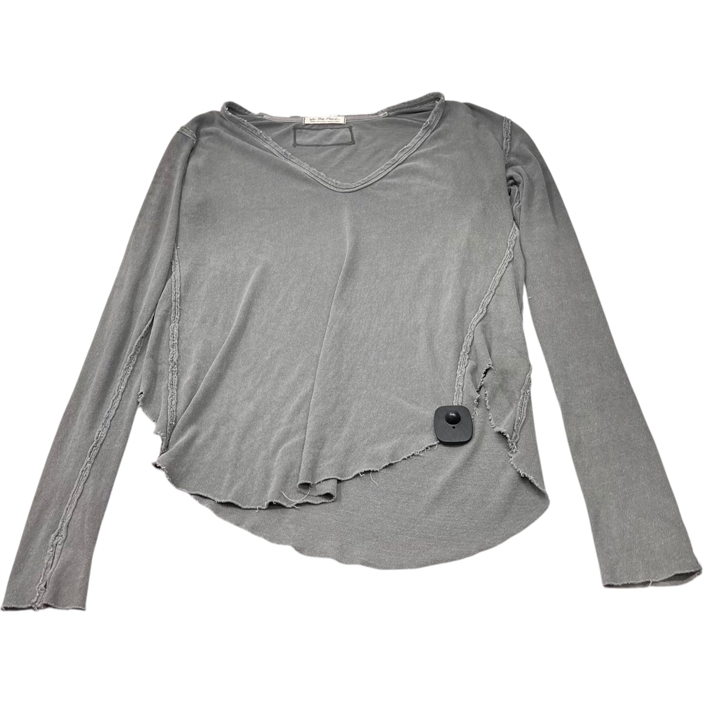 Tunic Long Sleeve By We The Free In Grey, Size: M