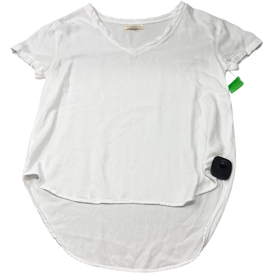 Top Short Sleeve Basic By Cloth & Stone In White, Size: S