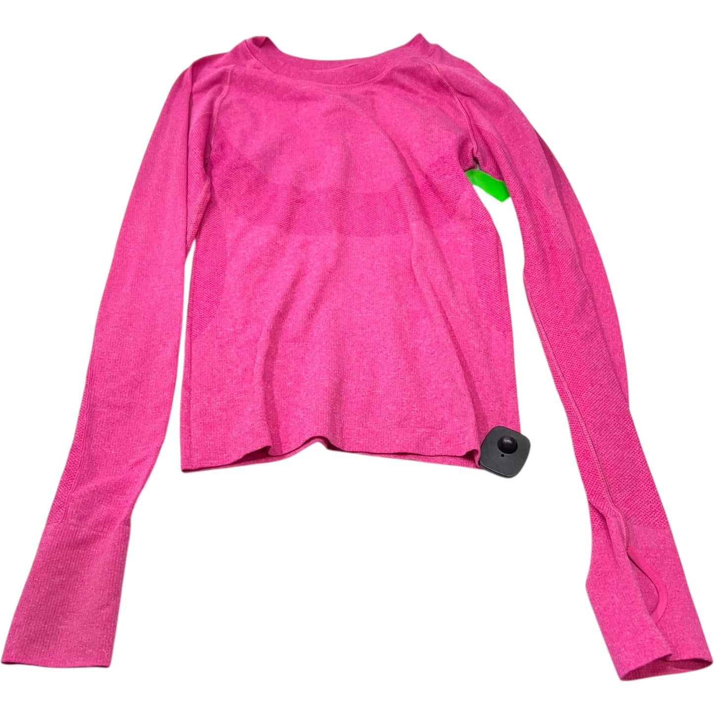 Athletic Top Long Sleeve Crewneck By AWO In Pink, Size: M