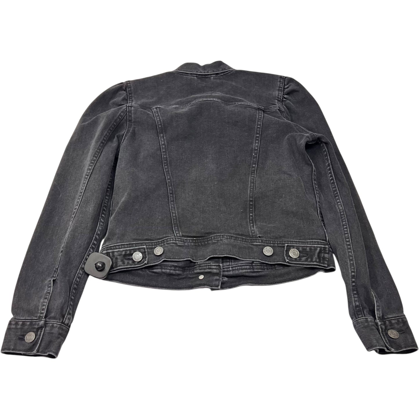 Jacket Denim By Gap In Black Denim, Size: Xsp