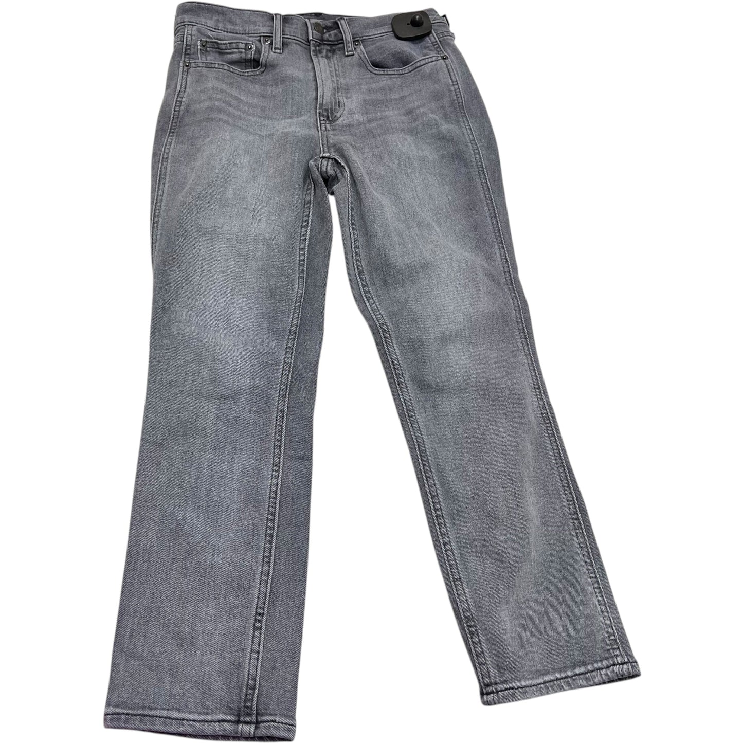 Jeans Straight By Gap In Grey Denim, Size: 2