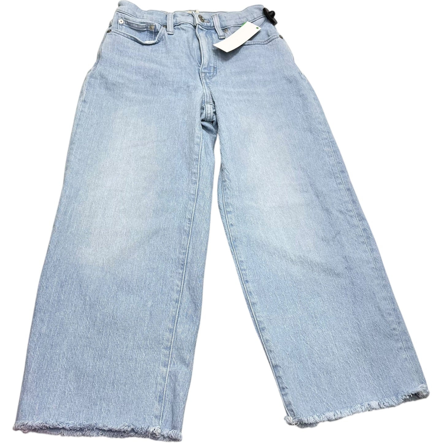 Jeans Cropped By Madewell In Blue Denim, Size: 2p