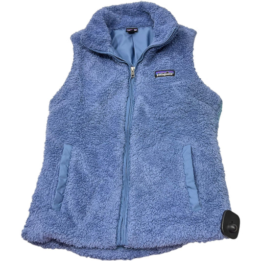 Vest Faux Fur & Sherpa By Patagonia In Blue, Size: Xs