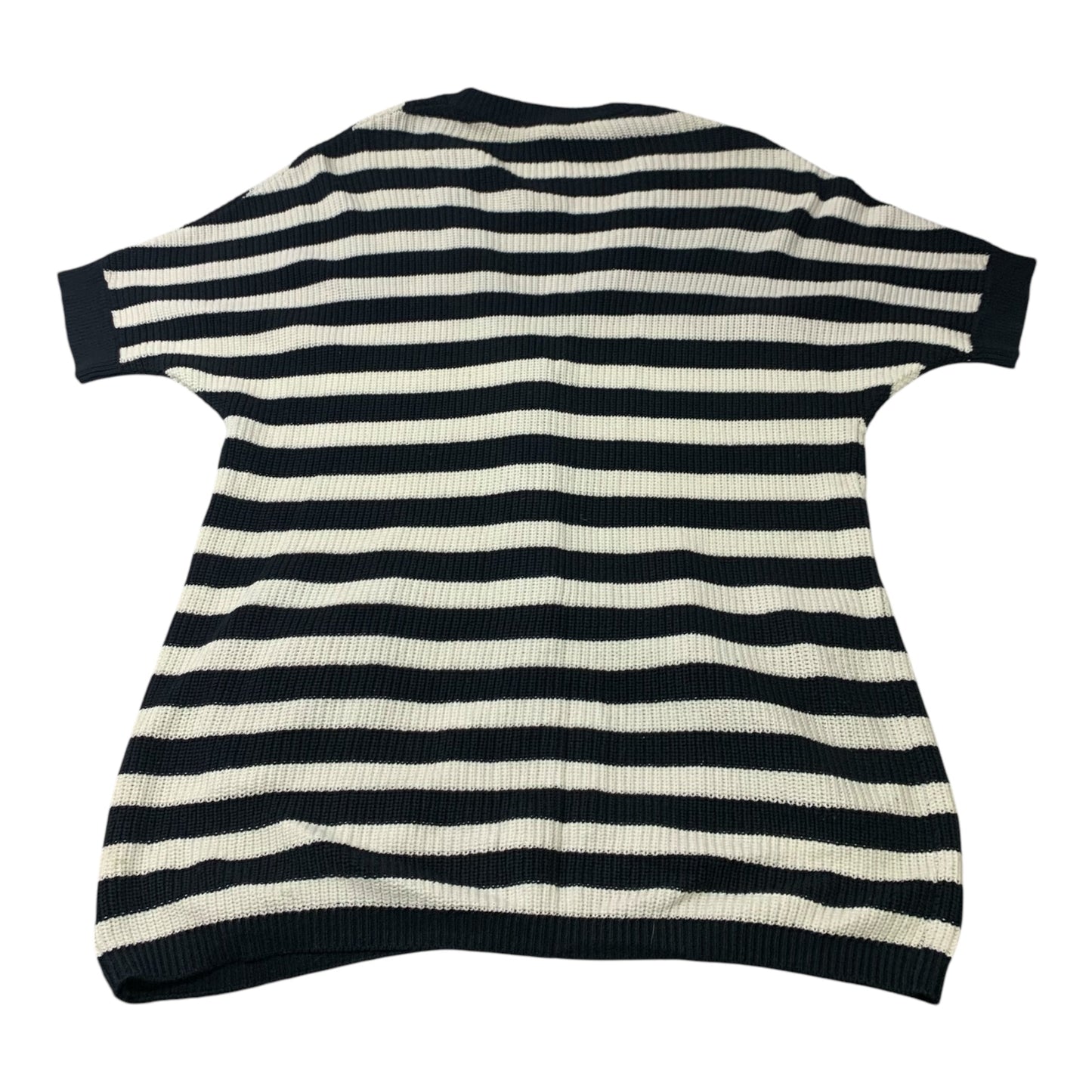 Sweater Cardigan By Cabi In Striped Pattern, Size: Xs