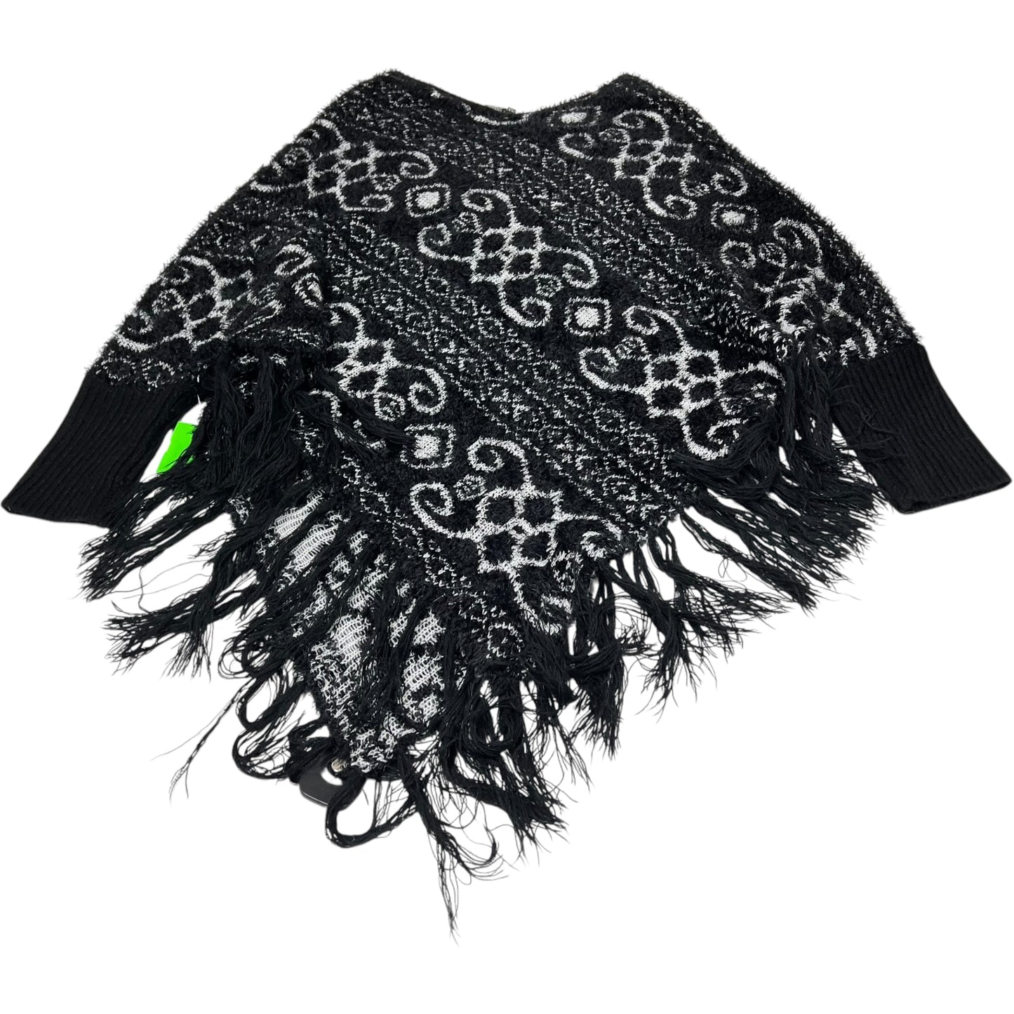 Poncho By New Directions In Black & White, Size: Xl