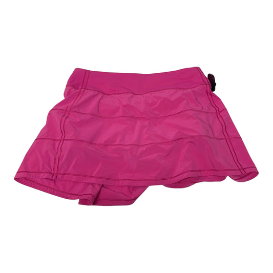 Athletic Skort By Lululemon In Pink, Size: S