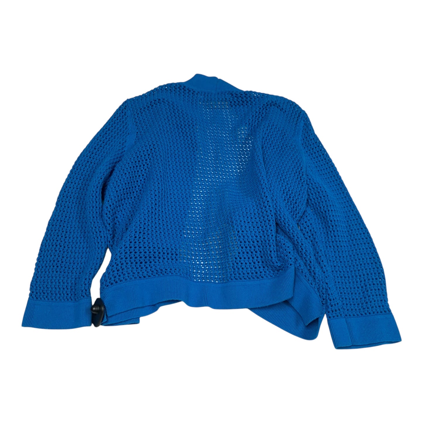 Sweater Cardigan By Kasper In Blue, Size: 2x