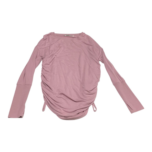 Athletic Top Long Sleeve Crewneck By Athleta In Pink, Size: M