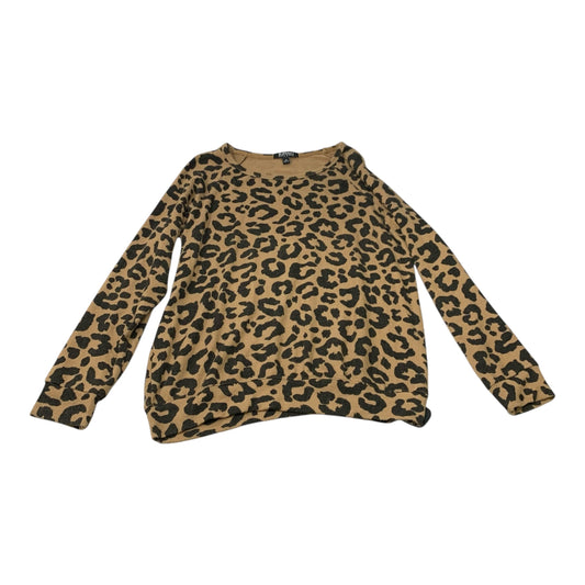 Top Long Sleeve By Buffalo David Bitton In Animal Print, Size: M