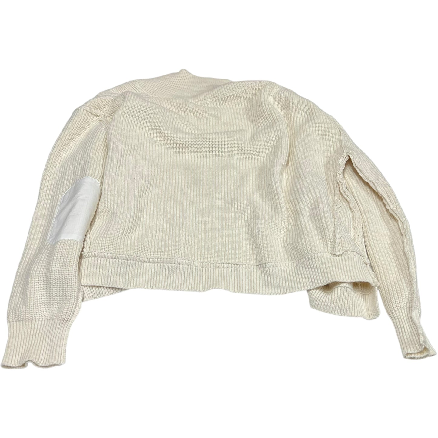 Sweater Cardigan By Clothes Mentor In Cream, Size: Xl