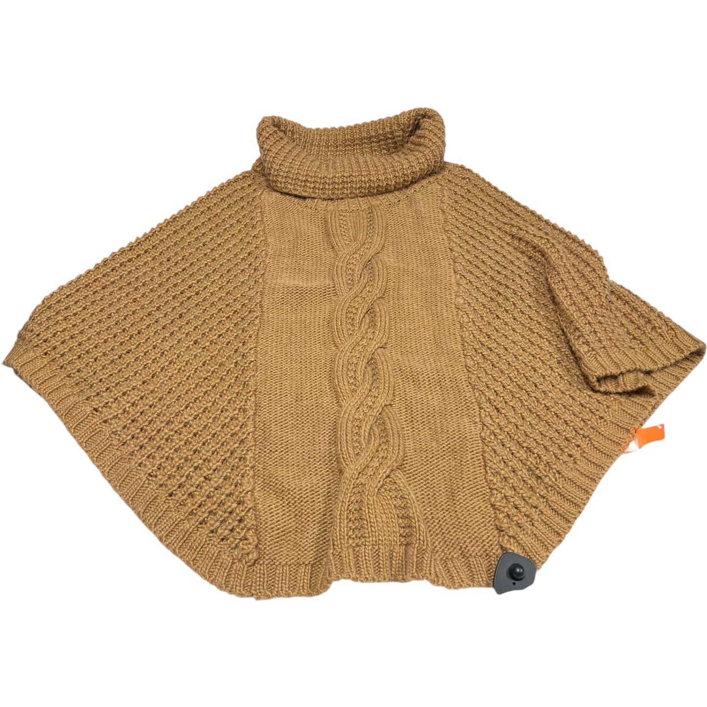 Poncho By Clothes Mentor In Brown, Size: 3x