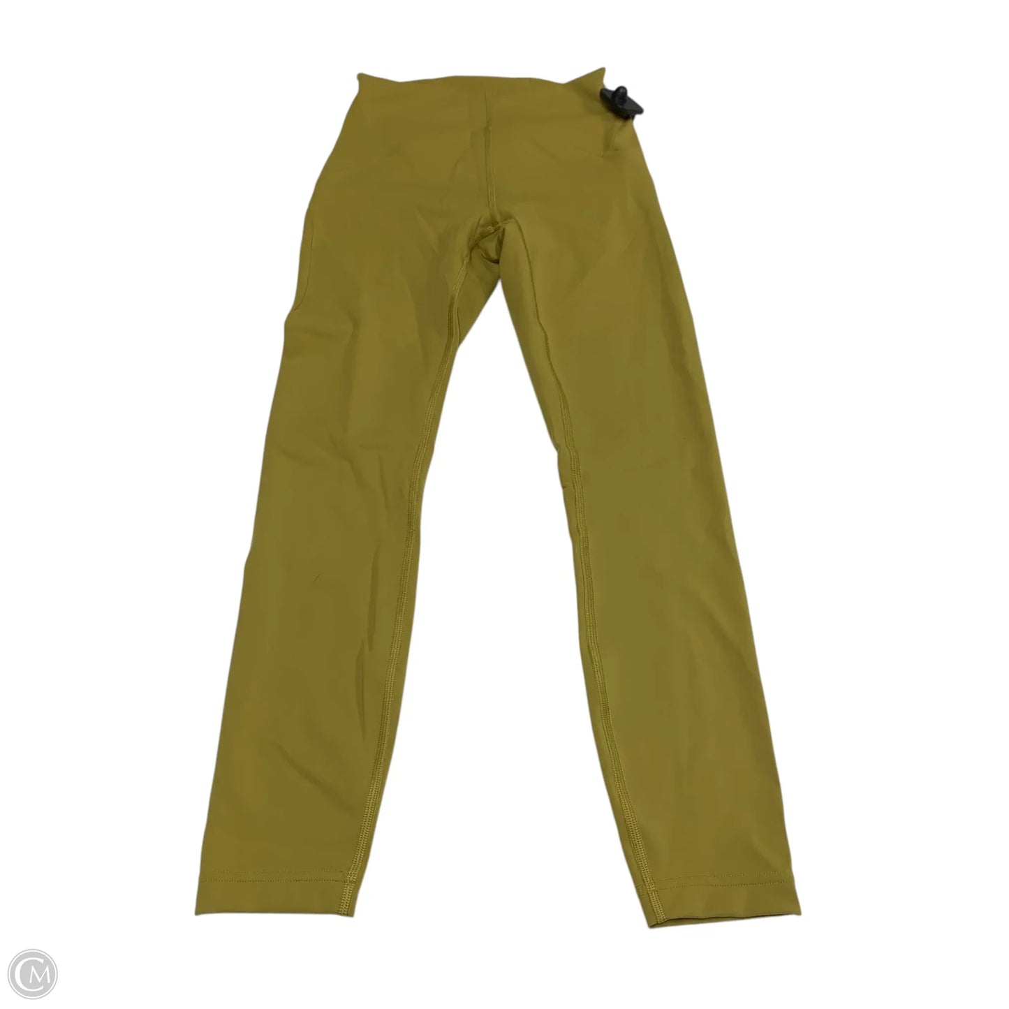 Athletic Leggings By Lululemon In Chartreuse, Size: S