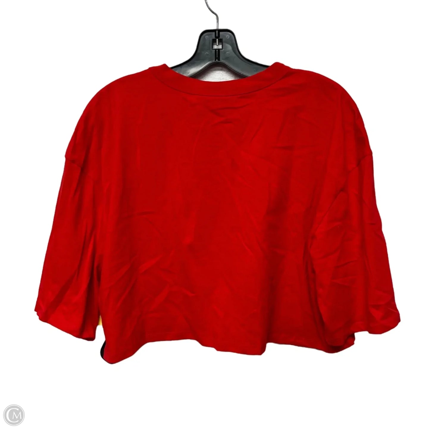 Athletic Top Short Sleeve By Ivy Park In Red, Size: L