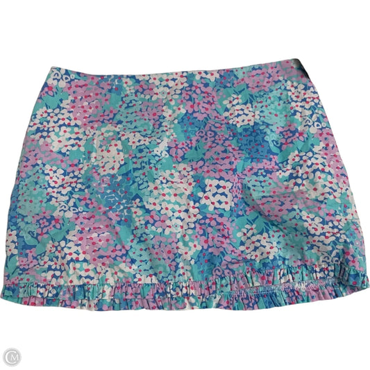 Skirt Designer By Lilly Pulitzer In Blue & Pink, Size: Xxs