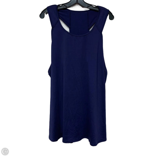 Athletic Tank Top By Tek Gear In Purple, Size: 3x
