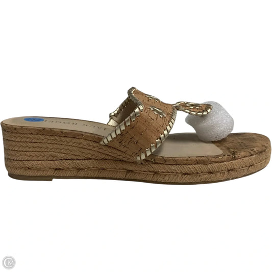 Sandals Designer By Jack Rogers In Tan, Size: 11