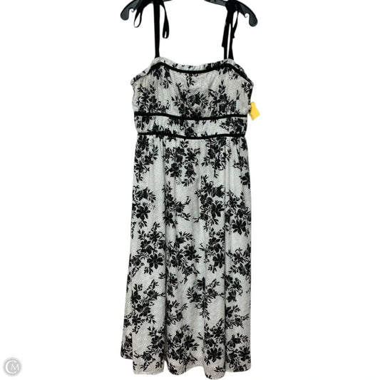Dress Casual Maxi By Flying Tomato In Black & White, Size: L