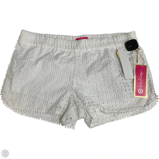 Shorts Designer By Lilly Pulitzer In White, Size: L