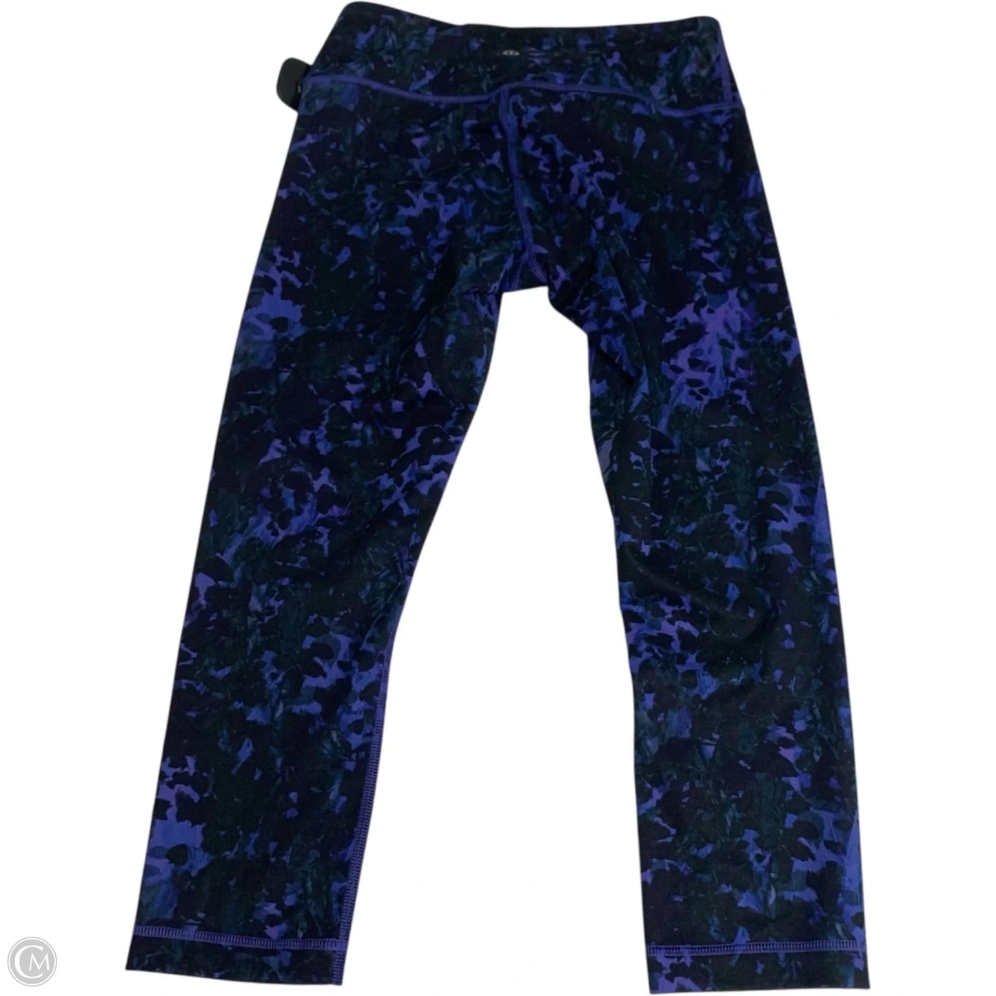 Athletic Leggings By Lululemon In Black & Purple, Size: 6