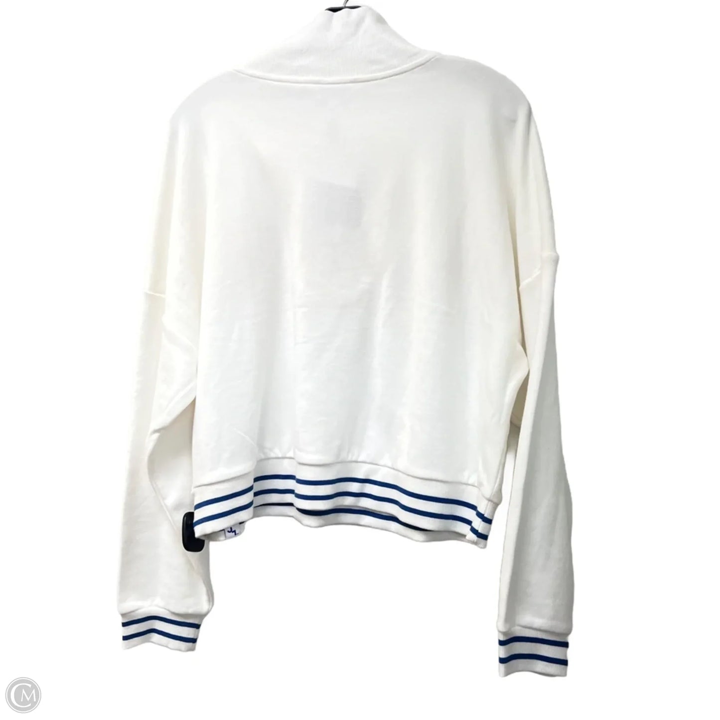 Athletic Sweatshirt Collar By Joy Lab In Blue & Red & White, Size: Xl