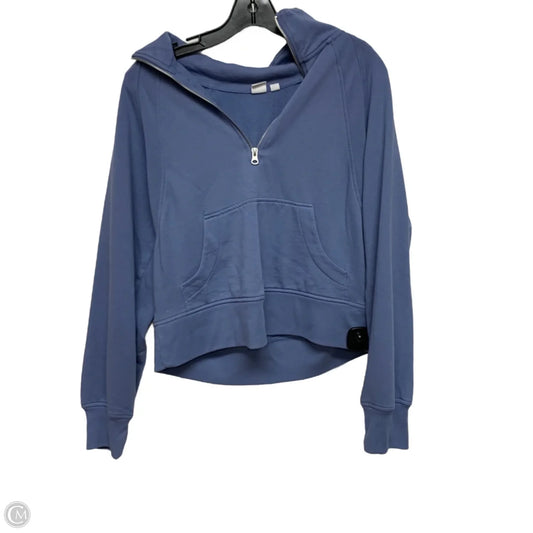 Sweatshirt Collar By Gap In Blue, Size: S