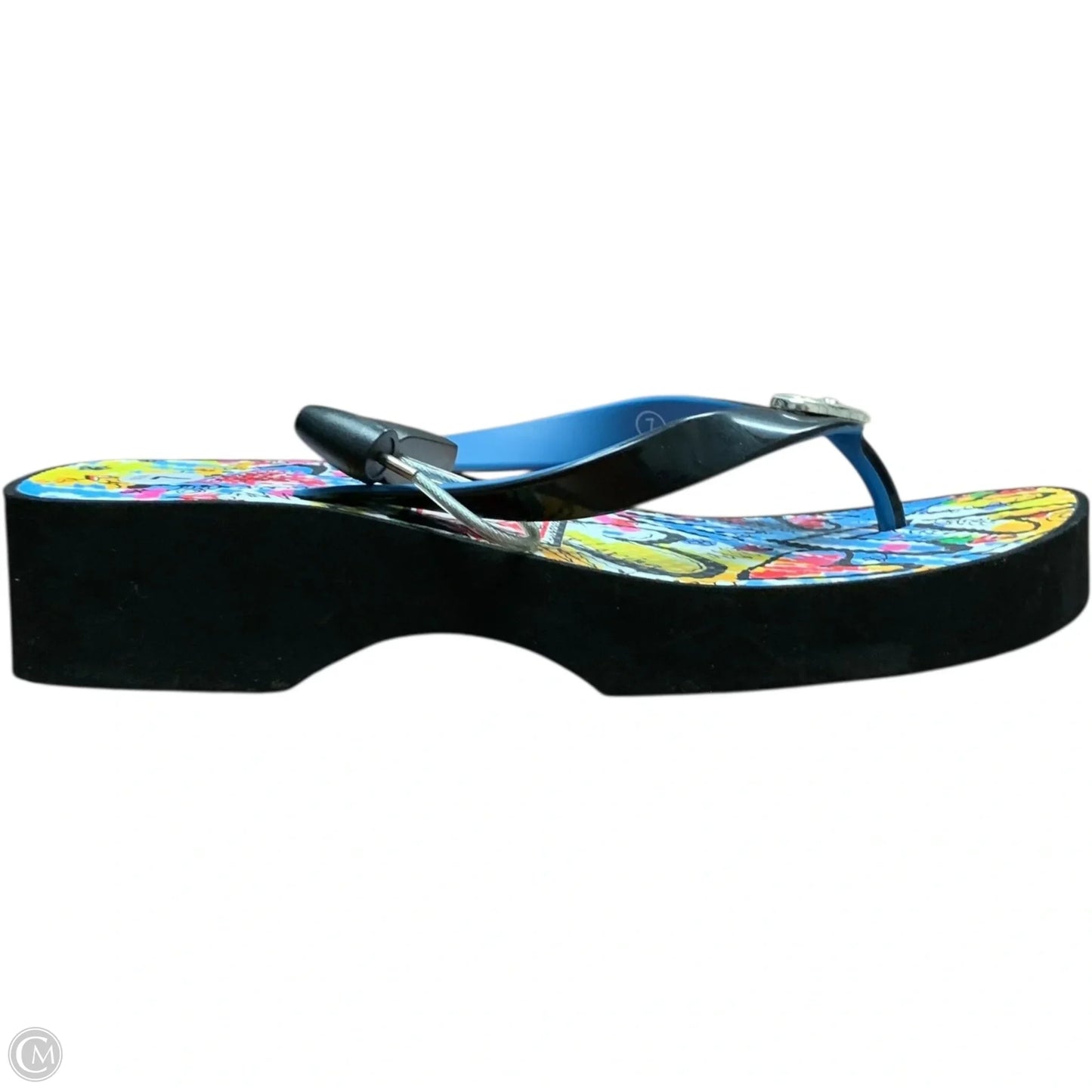 Sandals Designer By Brighton In Multi-colored, Size: 7