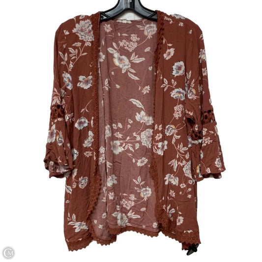 Kimono By Maurices In Orange, Size: Osfm
