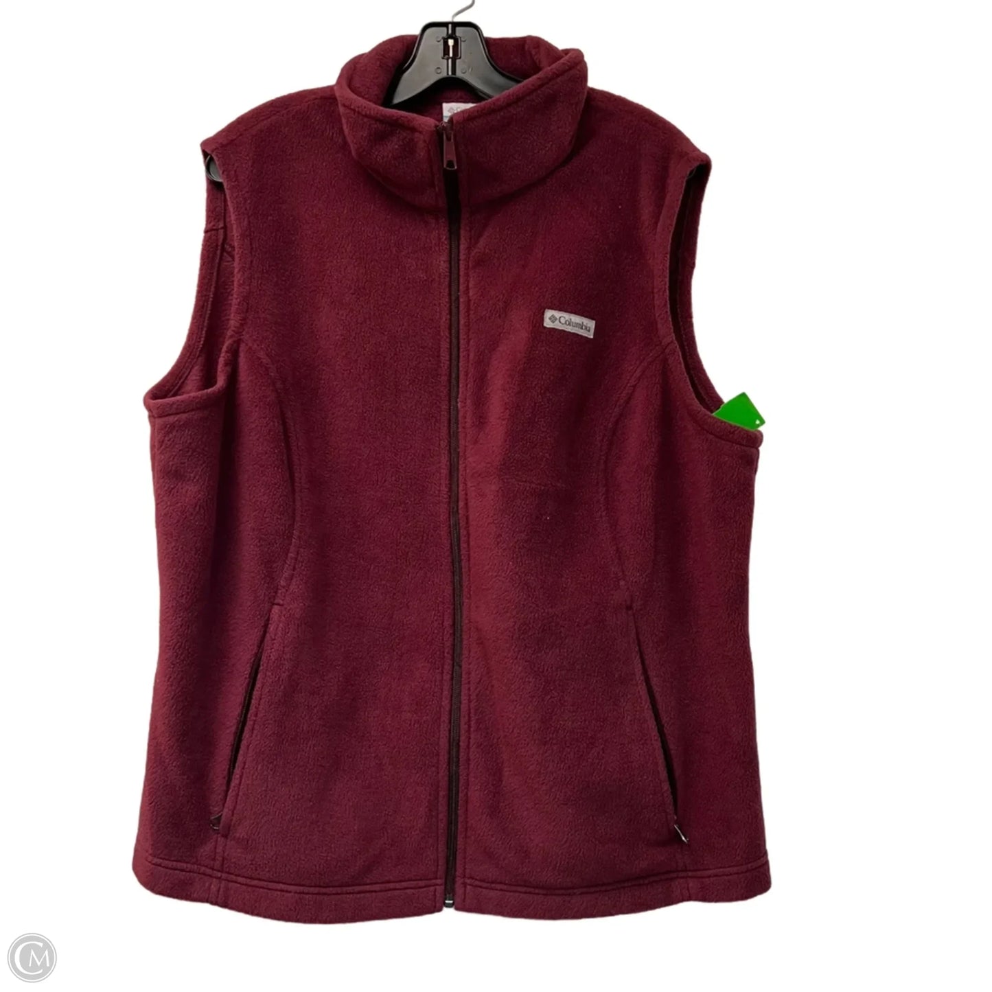 Vest Fleece By Columbia In Maroon, Size: 2x