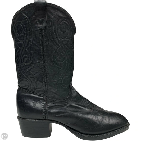 Boots Designer By Frye In Black, Size: 5.5