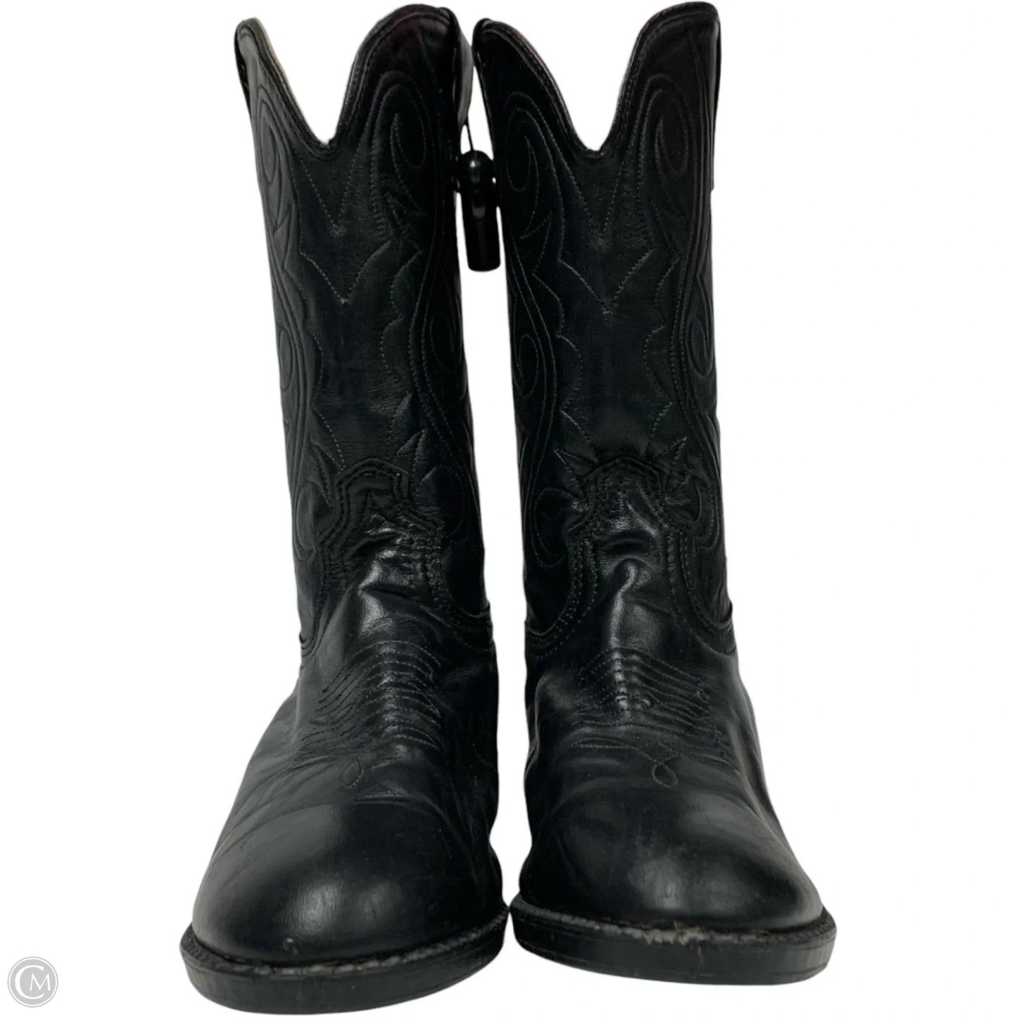 Boots Designer By Frye In Black, Size: 5.5