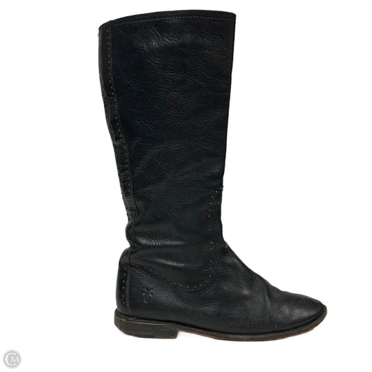 Boots Designer By Frye In Black, Size: 7