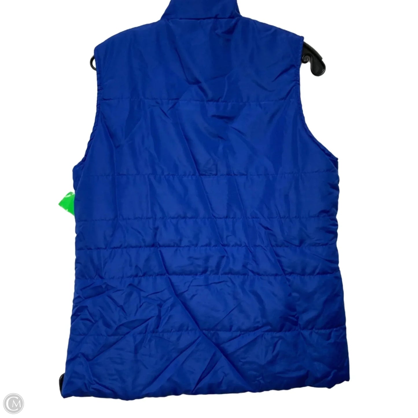 Vest Puffer & Quilted By Kim Rogers In Blue, Size: M