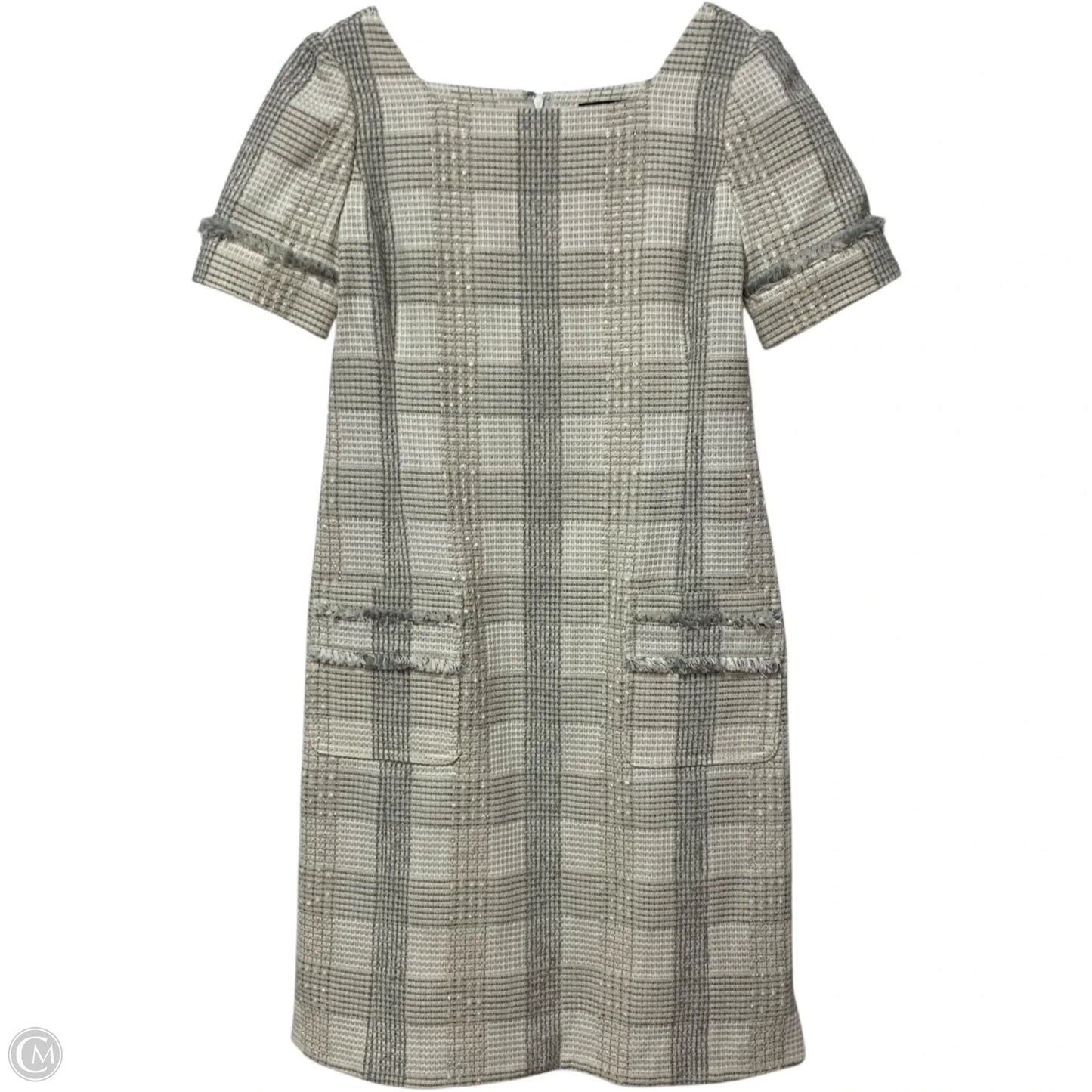 Dress Work By Brooks Brothers In Cream, Size: Xs