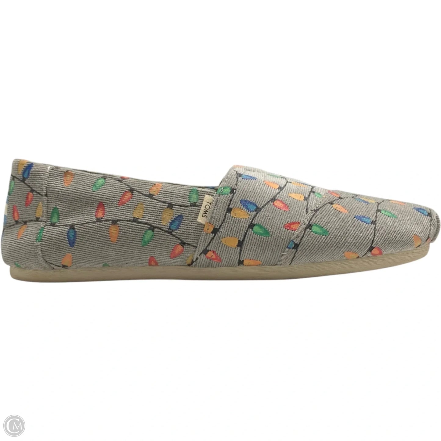 Shoes Flats By Toms In Grey, Size: 8.5