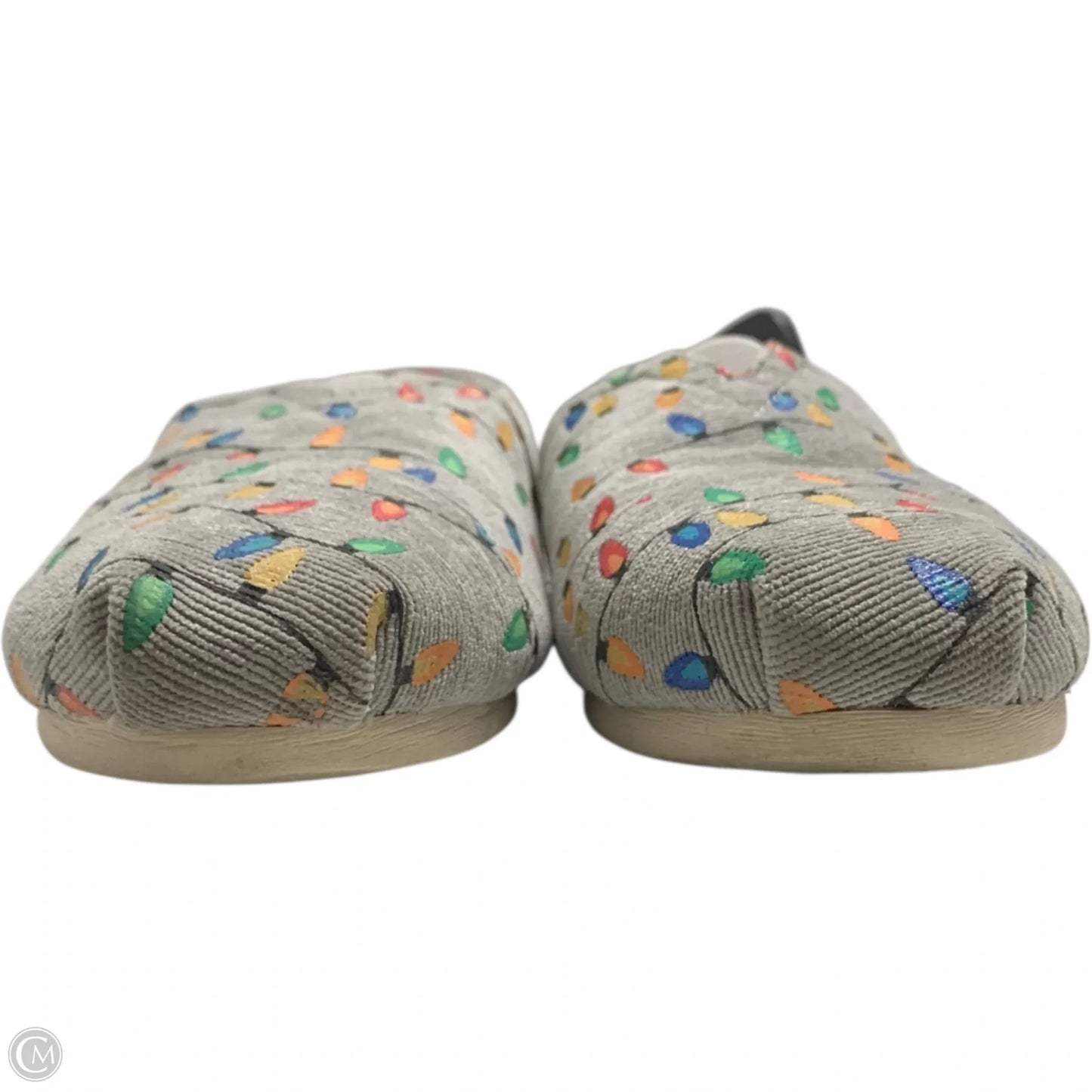 Shoes Flats By Toms In Grey, Size: 8.5