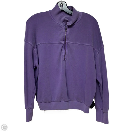 Sweatshirt Collar By Sundry In Purple, Size: S