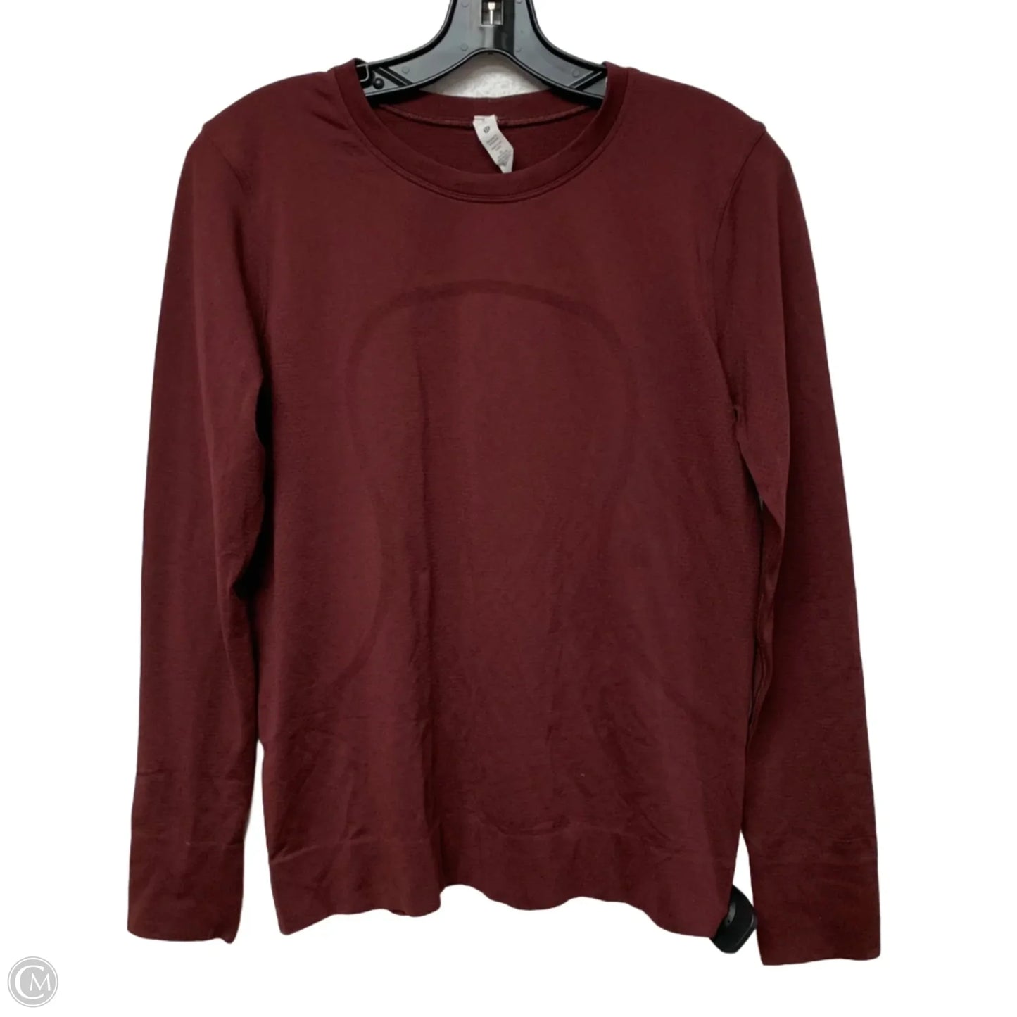 Athletic Top Long Sleeve Crewneck By Lululemon In Red, Size: S