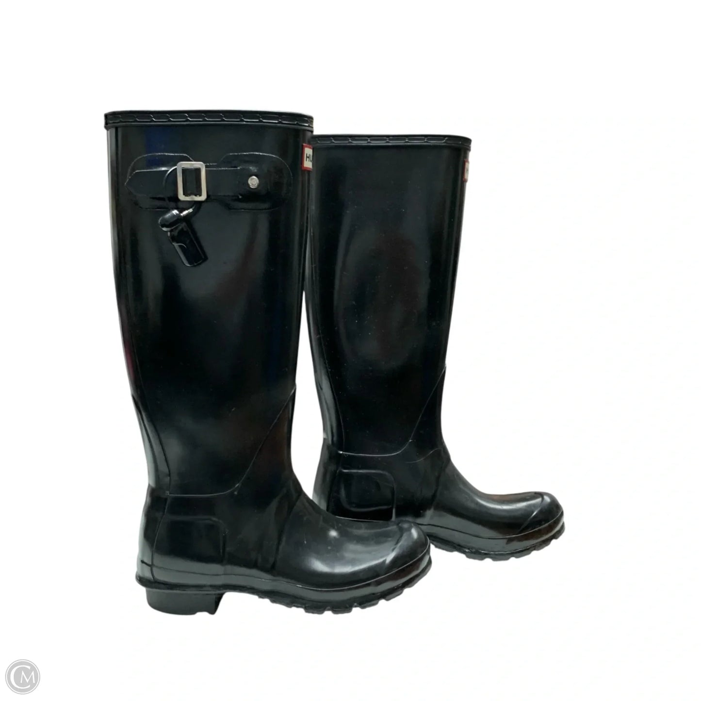 Boots Rain By Hunter In Black, Size: 6