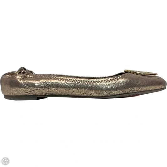Shoes Designer By Tory Burch In Gold, Size: 7